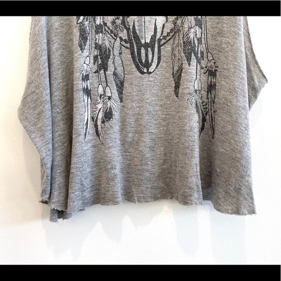 JC Fits Inc. Buffalo Skull Gray Tank Top Size Small - Picture 3 of 13